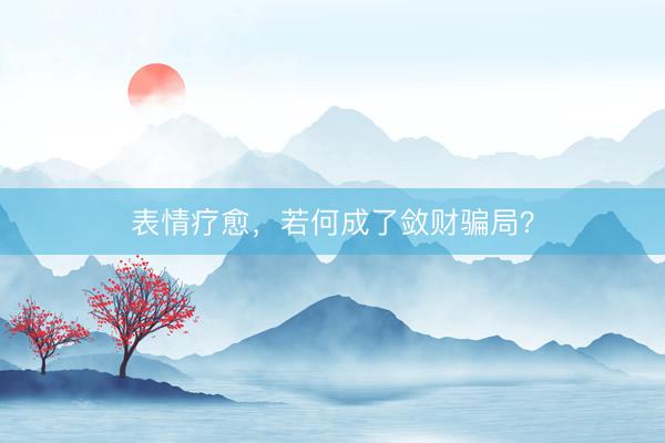 表情疗愈，若何成了敛财骗局？
